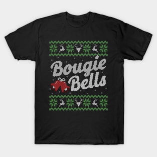 Ugly Christmas Sweater Bougie Bells T-Shirt